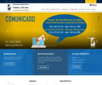 Fafica-PE.edu.br(FAFICA) Screenshot