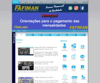 Fafiman.br(Fundação Faculdade de Filosofia Ciências e Letras de Mandaguari) Screenshot