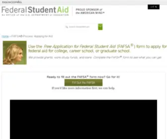 Fafsa-Application.com(Federal Student Aid) Screenshot