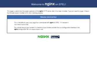 Fafun.ir(Test Page for the Nginx HTTP Server on EPEL) Screenshot