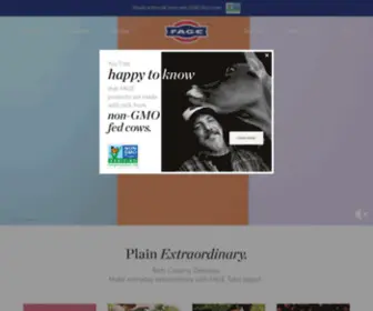 Fageusa.com(FAGE Total Greek Yogurt) Screenshot