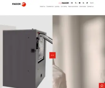 Fagorgastro.cz(Fagor Industrial) Screenshot