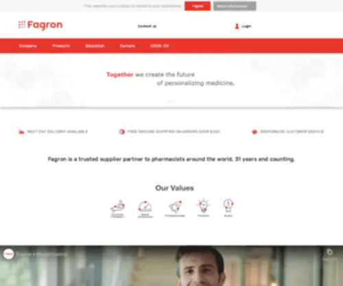 Fagron.com.br(Fagron Brasil) Screenshot