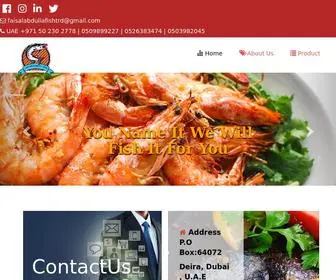 Fagtrading.com(Faisal Abdulla Seafood Processing) Screenshot