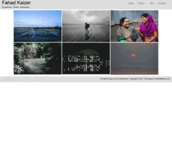 Fahadkaizer.com(Photographer Fahad Kaizer) Screenshot