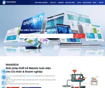 Fahatech.com(Giải pháp thiết kế website cho Cá nhân và Doanh nghiệp) Screenshot