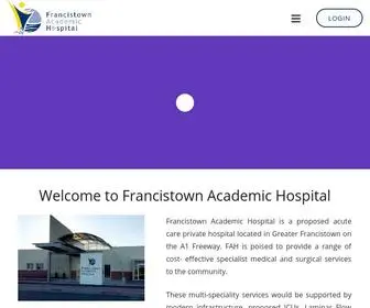 Fah.co.bw(Francistown Academic Hospital) Screenshot