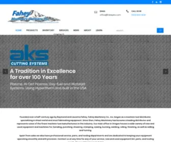 Faheyinc.com(Fahey Machinery Co) Screenshot
