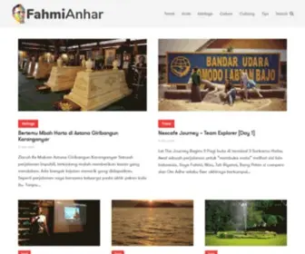 Fahmianhar.com(Fahmi Anhar) Screenshot