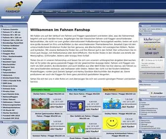 Fahnen-Fanshop.de(Fahnen und Flaggen preiswert bei uns im Fahnen Shop bestellen) Screenshot