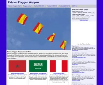 Fahnen-Flaggen-Wappen.de(Fahnen Flaggen Wappen) Screenshot