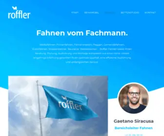 Fahnen-Roffler.ch(Fahnen vom Fachmann) Screenshot