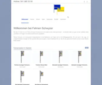 Fahnen-SCHWyzer.ch(Fahnen Schwyzer Fahnen Schwyzer) Screenshot