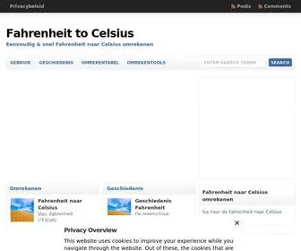 Fahrenheittocelsius.nl(Fahrenheit naar Celsius omrekenen) Screenshot