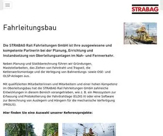 Fahrleitungsbau.de(STRABAG) Screenshot