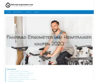 Fahrrad-Ergometer.com(▷Ergometer Vergleich 2021) Screenshot