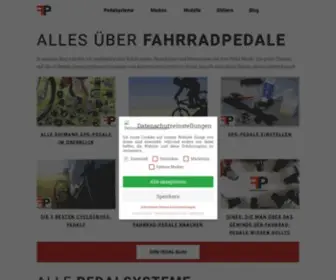 Fahrrad-Pedale.de(Die Informationsquelle zum Thema "Fahrrad) Screenshot