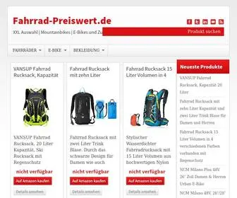 Fahrrad-Preiswert.de(XXL Auswahl) Screenshot