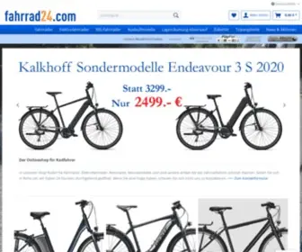 Fahrrad24.com(In unserem Shop finden Sie Fahrräder) Screenshot