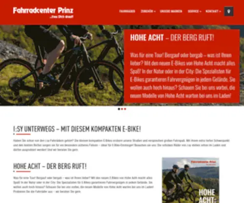 Fahrradcenter-Prinz.de(Fahrradcenter Prinz) Screenshot