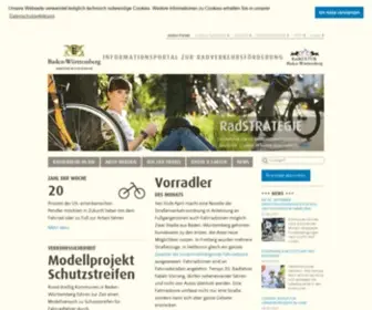 Fahrradland-BW.de(Fahrradverkehr Baden) Screenshot