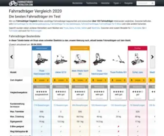 Fahrradtraeger-Vergleich.com(Fahrradträger Vergleich/Test) Screenshot