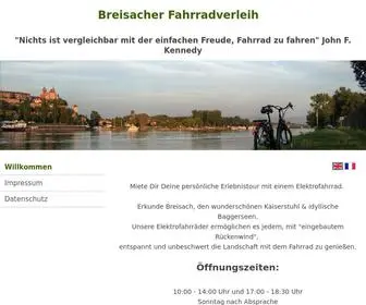 Fahrradverleih-Breisach.de(Breisacher Fahrradverleih) Screenshot