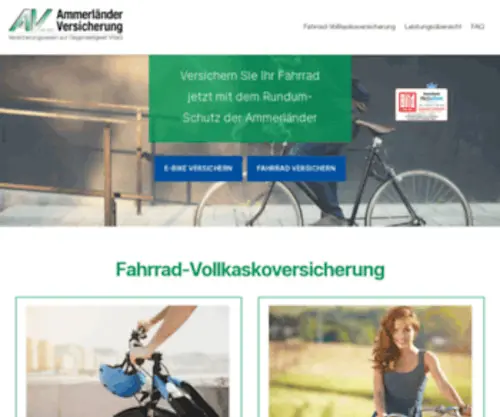 Fahrradvollkasko.de(Die private Fahrrad) Screenshot