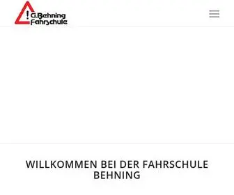 Fahrschule-Behning.de(Fahrschule) Screenshot