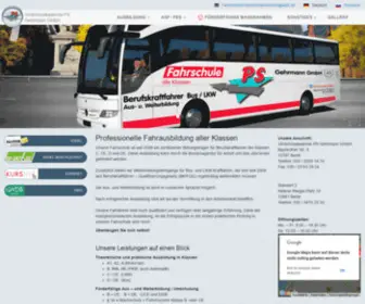 Fahrschule-Gehrmann.de(Verkehrsakademie PS Gehrmann GmbH) Screenshot