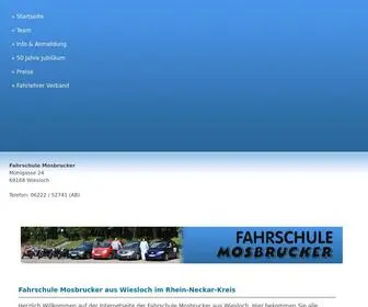 Fahrschule-Mosbrucker.de(Fahrschule Mosbrucker) Screenshot