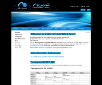 Fahrschule-Mueller-Partner.de(Fahrschule Mueller Partner) Screenshot