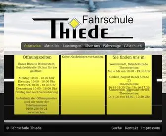 Fahrschule-Thiede.de(Seit über 20 Jahren) Screenshot