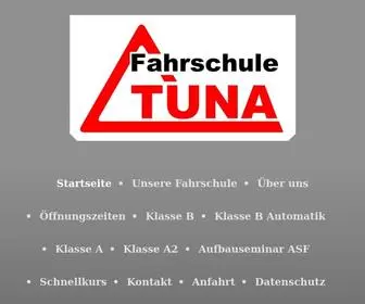 Fahrschule-Tuna.de(Fahrschule Tuna GmbH) Screenshot