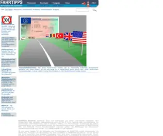 Fahrtipps.de(Die Fundgrube zum Führerschein) Screenshot