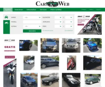 Fahrzeugpool.ch(CarWeb: Schweizer Fahrzeugmarkt für Neuwagen und Occasionautos) Screenshot