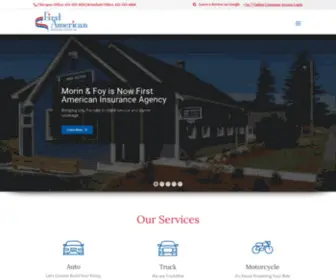 Faiagency.com(First American Insurance) Screenshot