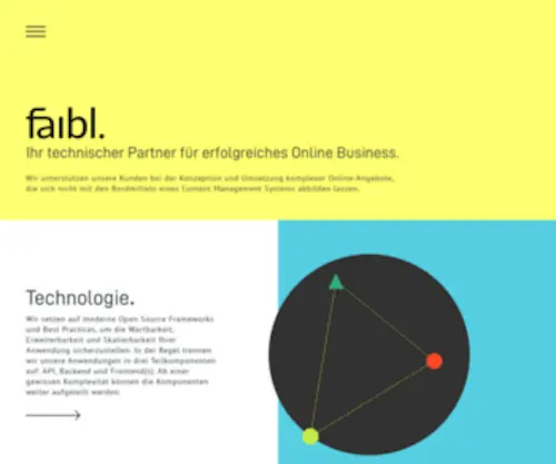 Faibl.org(Technischer Partner für Ihr Online) Screenshot