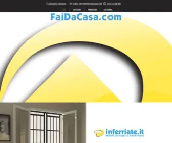 Faidacasa.com(Inferriate) Screenshot