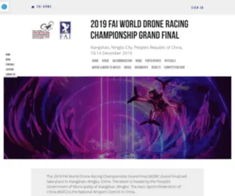 FaidroneWorld.aero(2019 FAI World Drone Racing Championship Grand Final) Screenshot