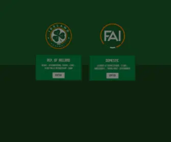 Fai.ie(Football Association of Ireland) Screenshot