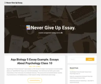 Failpix.info(Never Give Up Essay) Screenshot