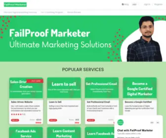 Failproofmarketer.com(failproofmarketer) Screenshot