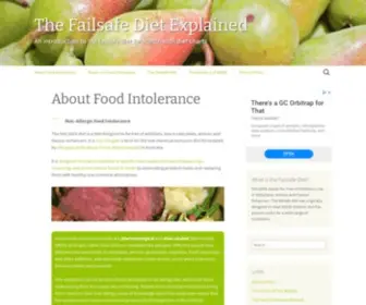 Failsafediet.com(The Failsafe Diet Explained) Screenshot