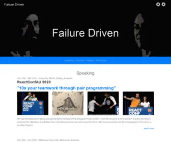 Failure-Driven.com(Failure Driven) Screenshot