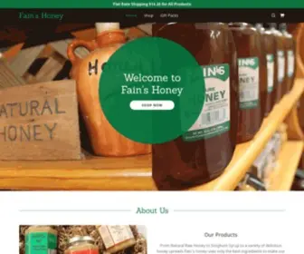 Fainshoney.com(Natural Honey Shipped) Screenshot