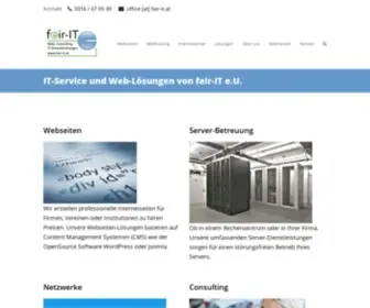 Fair-IT.at(IT-Service und Web-Lösungen von fair-IT e.U) Screenshot