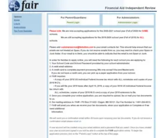 Fairapp.com(Financial Aid Independent Review) Screenshot
