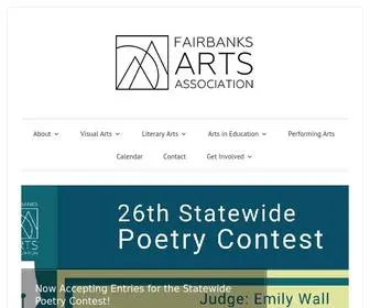 Fairbanksarts.org(Promoting the arts in Interior Alaska since 1966) Screenshot