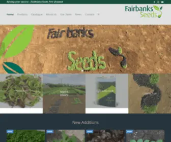 Fairbanks.co.nz(Fairbanks Seeds New Zealand) Screenshot